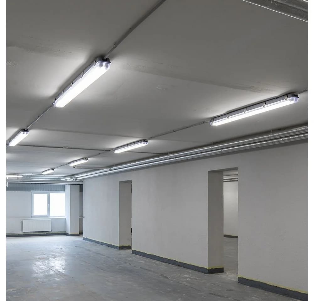 V-TAC LED Deckenleuchte Wannenleuchte Feuchtraumlampe 6500K