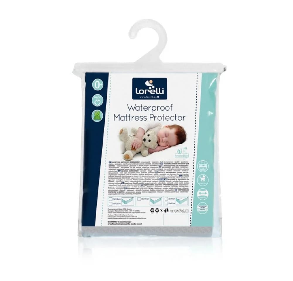 Lorelli Matratzenschoner Babybett Weiß Wasserdicht