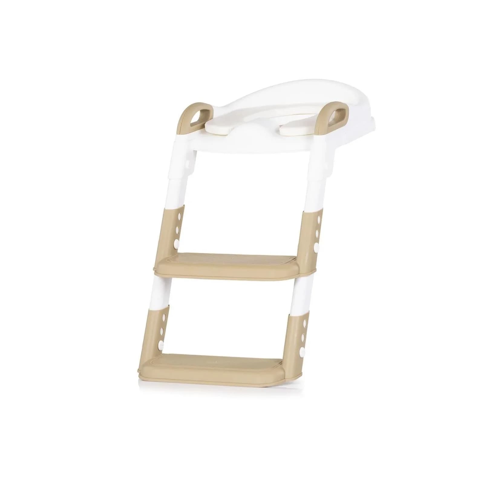 Chipolino Toilettentrainer Kiddy höhenverstellbar mit Griffe und Stufen beige