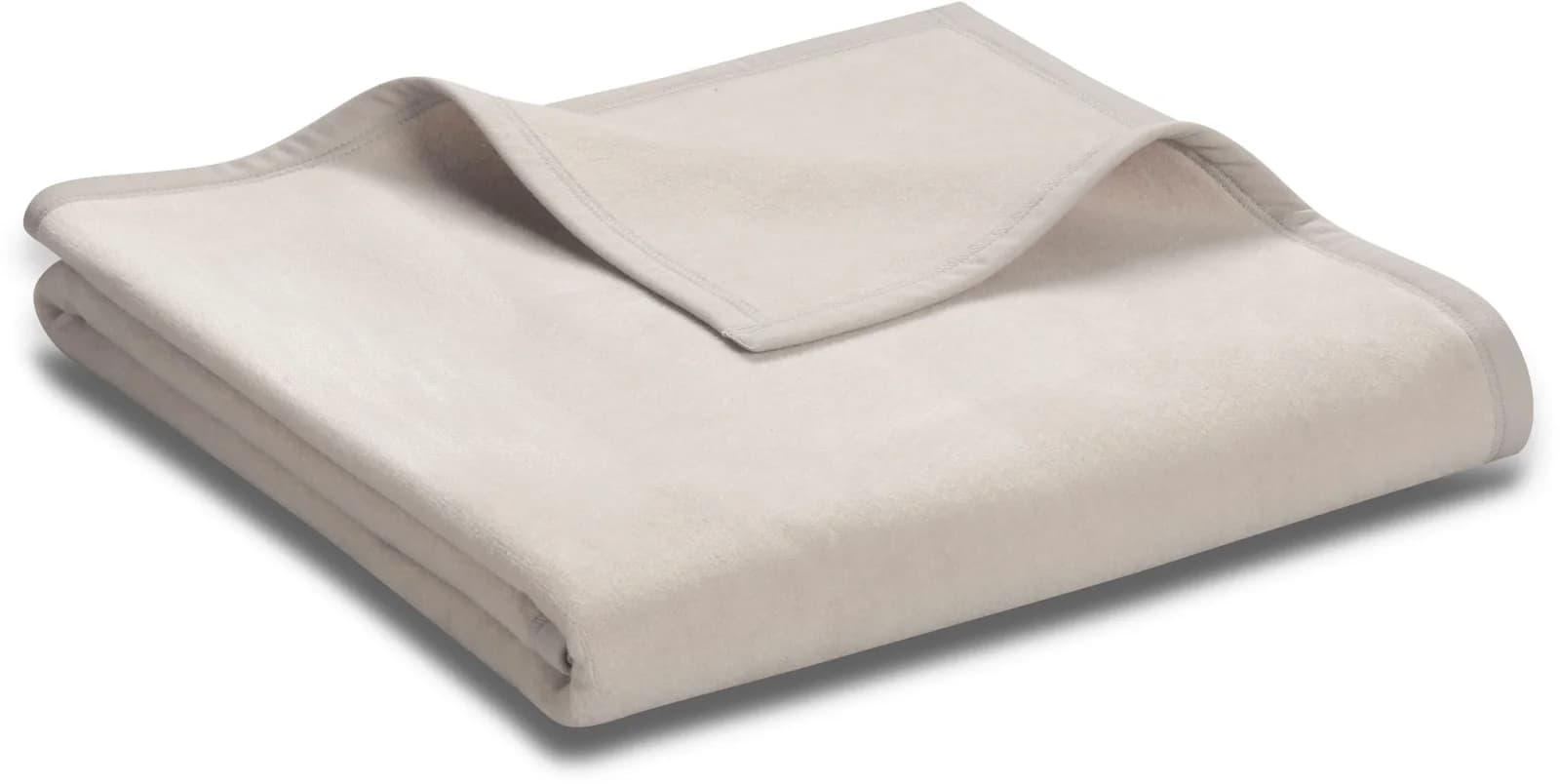 BIEDERLACK Wohndecke Unicolour Silber Grau Baumwolle Polyacryl Polyester
