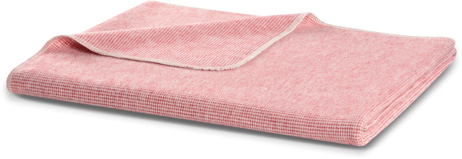 BIEDERLACK Pearl Wohndecke Rot 100% Baumwolle Kuscheldecke
