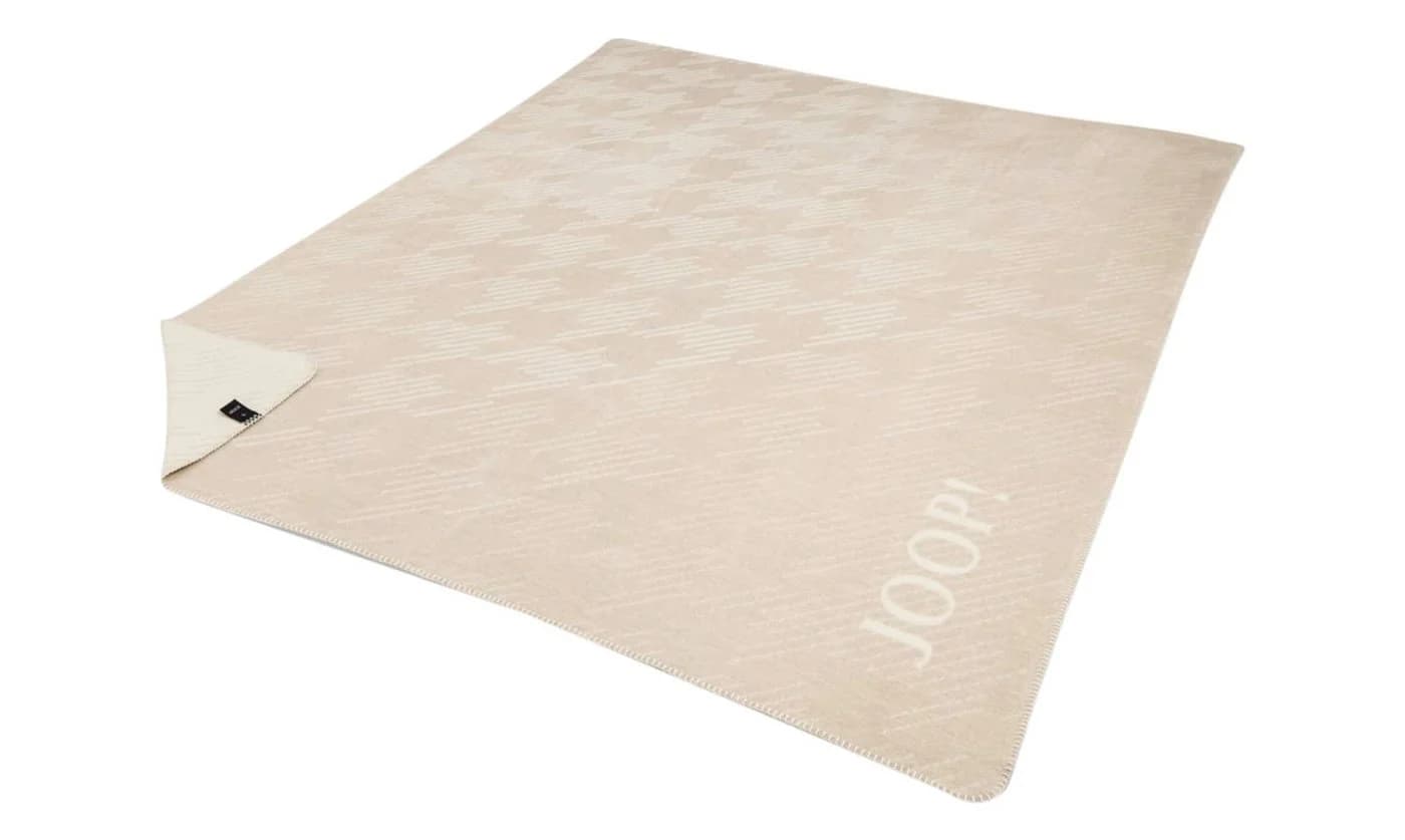 JOOP! Wohndecke J! Select 150x200 cm Beige/Creme Wendbar Waschbar