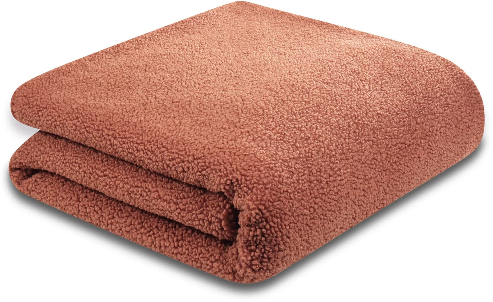 BIEDERLACK Wohndecke Teddy Braun Kuschelig Polyester