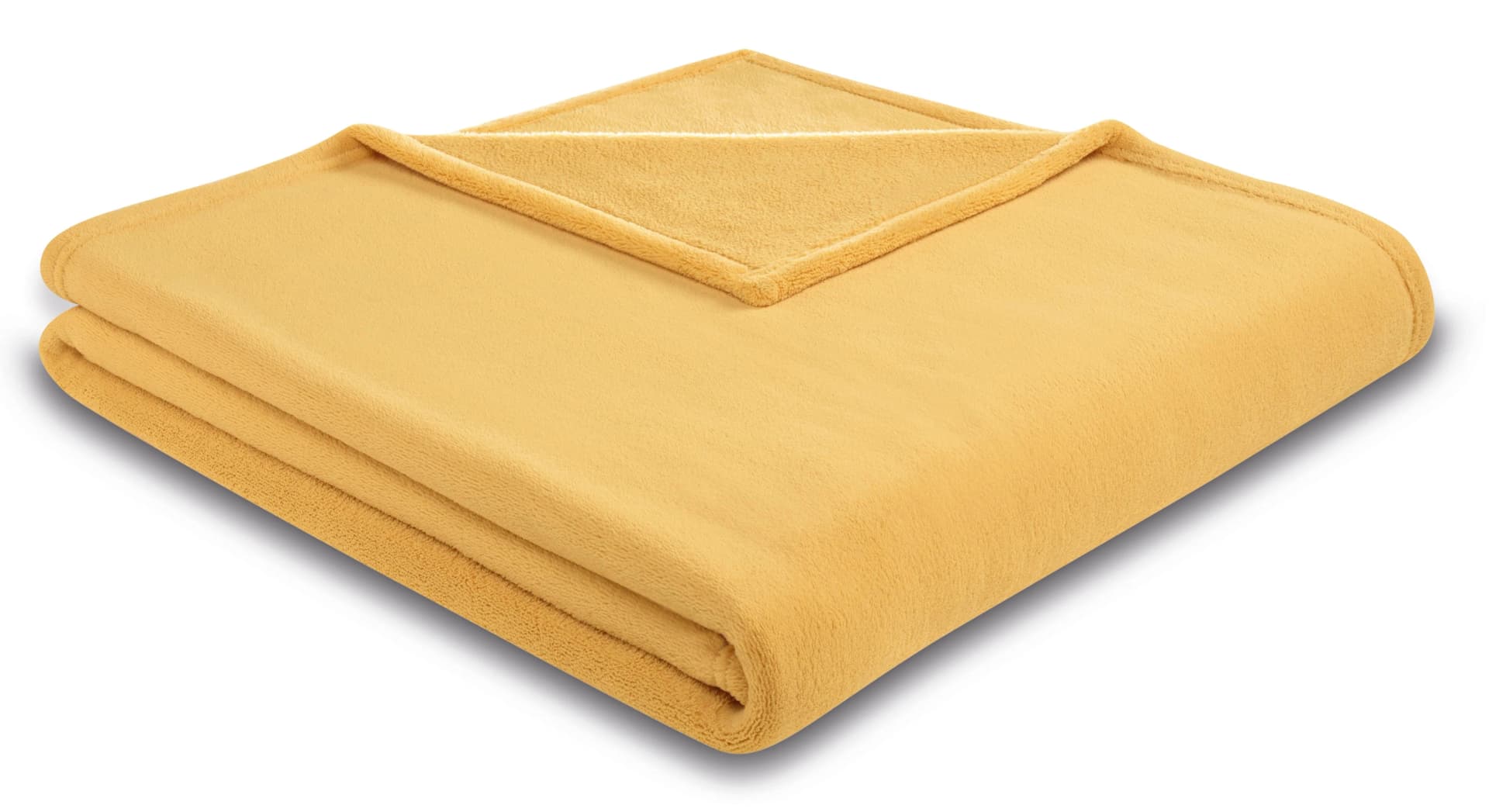 Wohndecke King Fleece Gelb Biederlack