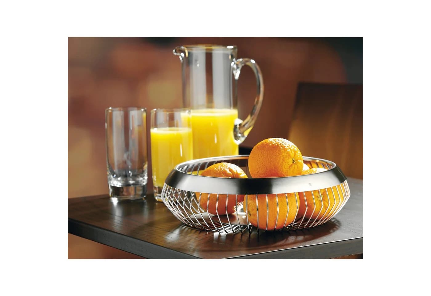 WMF Obstschale Living Lounge Korb Edelstahl Silber