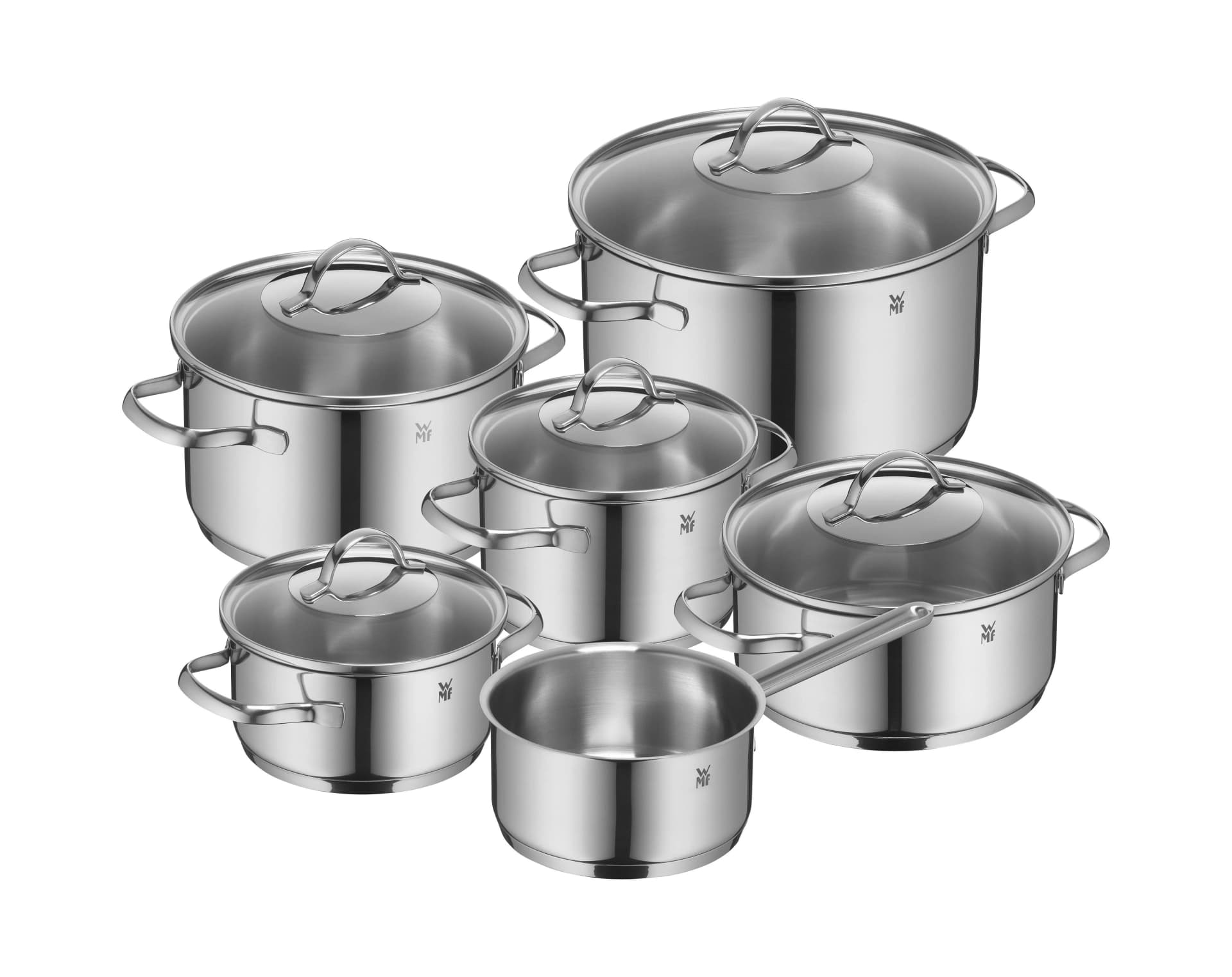 WMF Provence Plus Topf-Set 6-tlg. Edelstahl poliert