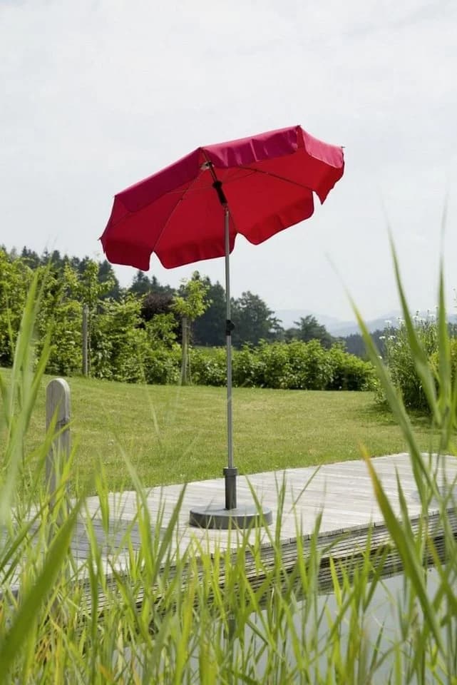 Schneider Schirme Sonnenschirm Locarno rot Ø 150 cm