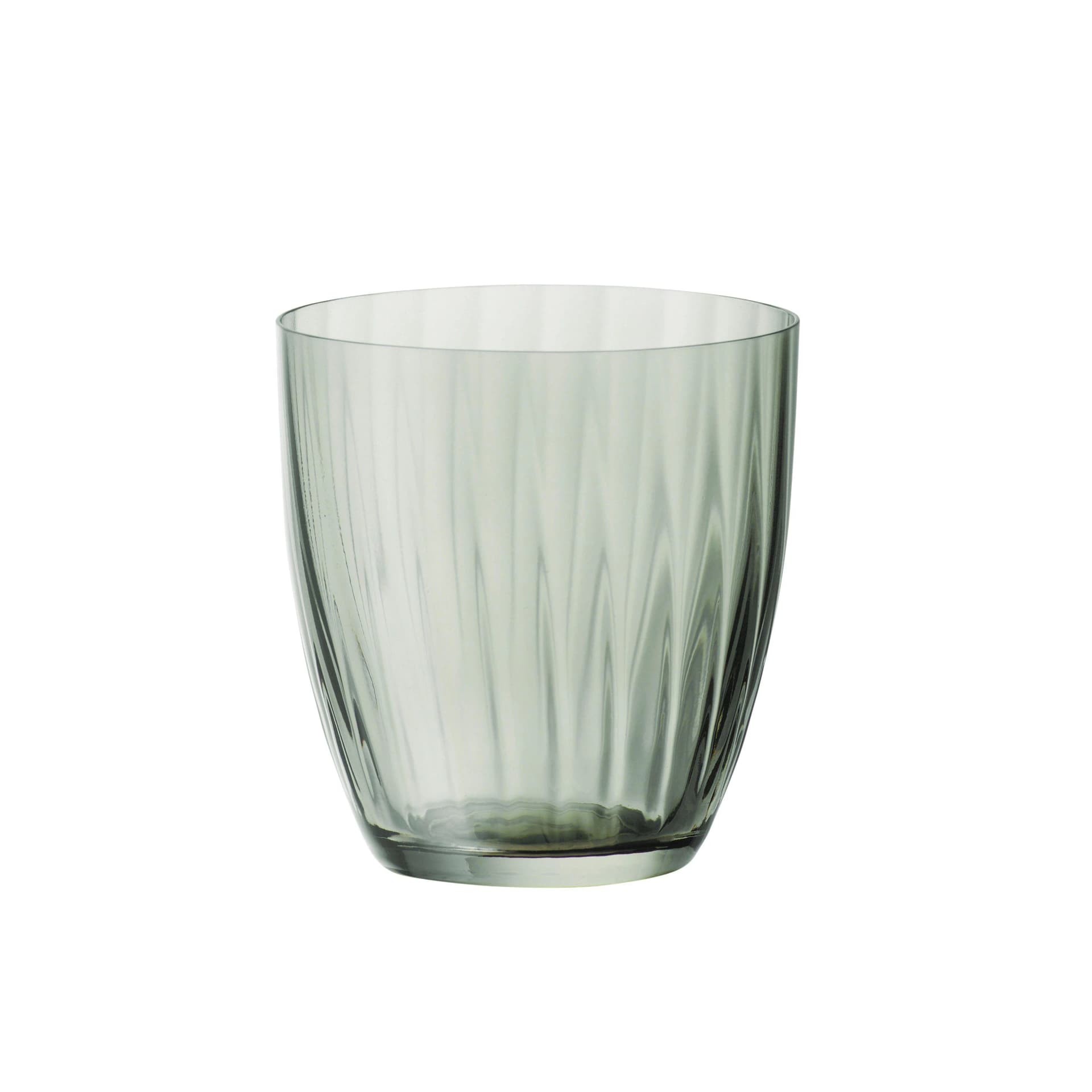 BOHEMIA CRISTAL Becher GEORGIA Kristallglas Rauchgrün