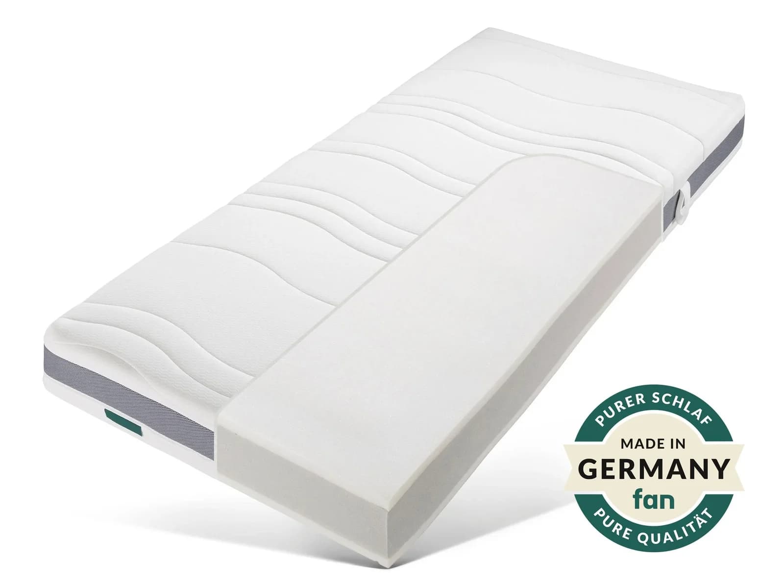 FAN ProVita First Class T Taschenfederkernmatratze 140x200 cm Weiß 7-Zonen
