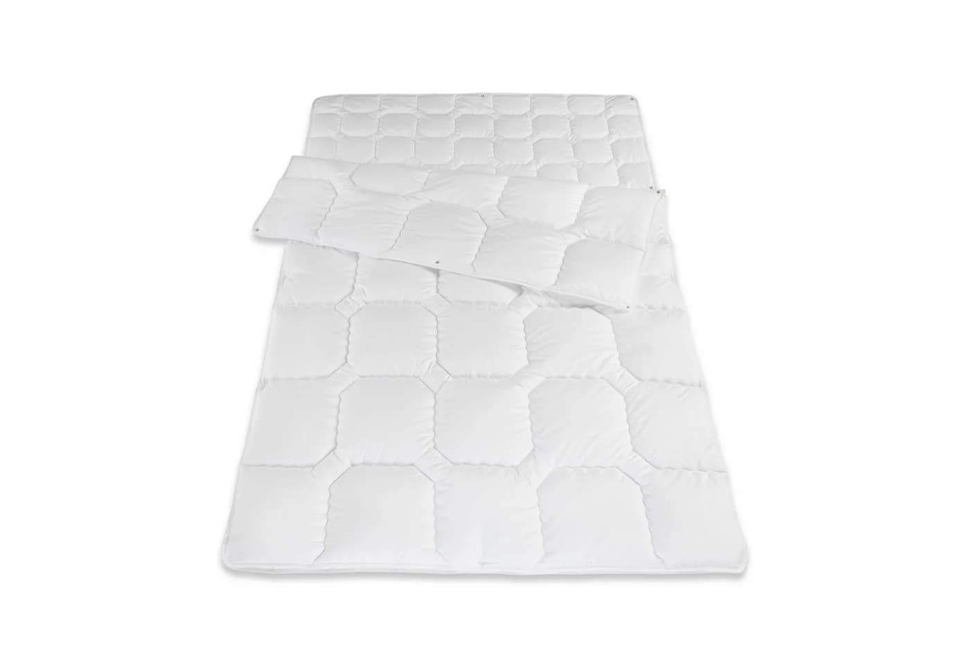 Betten-ABC Softline Steppbett mit Kopfkissen Microfaser Allergikergeeignet