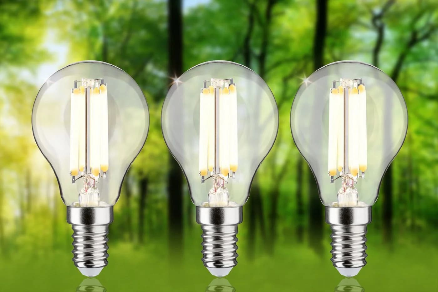 Paulmann LED-Leuchtmittel Eco-Line Filament E14 3er-Pack Warmweiß
