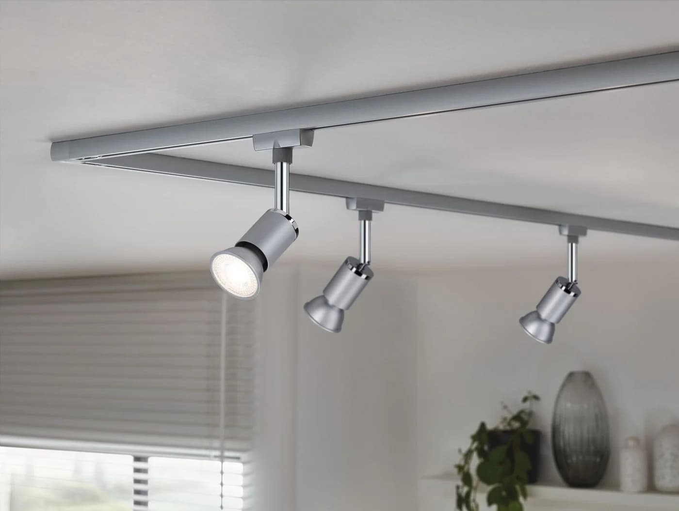 PAULMANN LED-Leuchtmittel 5er Pack 460lm 2700K 4,9W GU10 Chrom Matt
