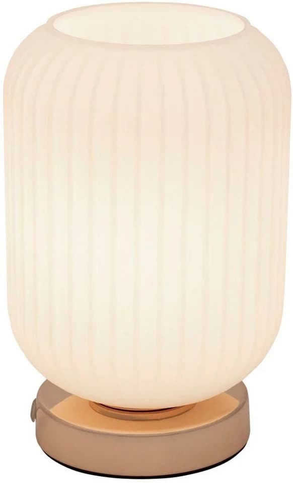 Pauleen Tischleuchte Noble Purity Weiß Gold Glamour