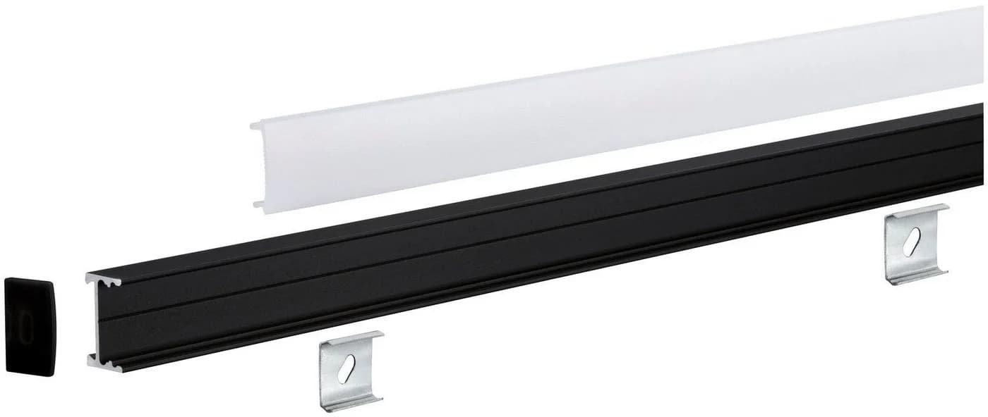 PAULMANN LED-Streifen Square Profil 1m Schwarz