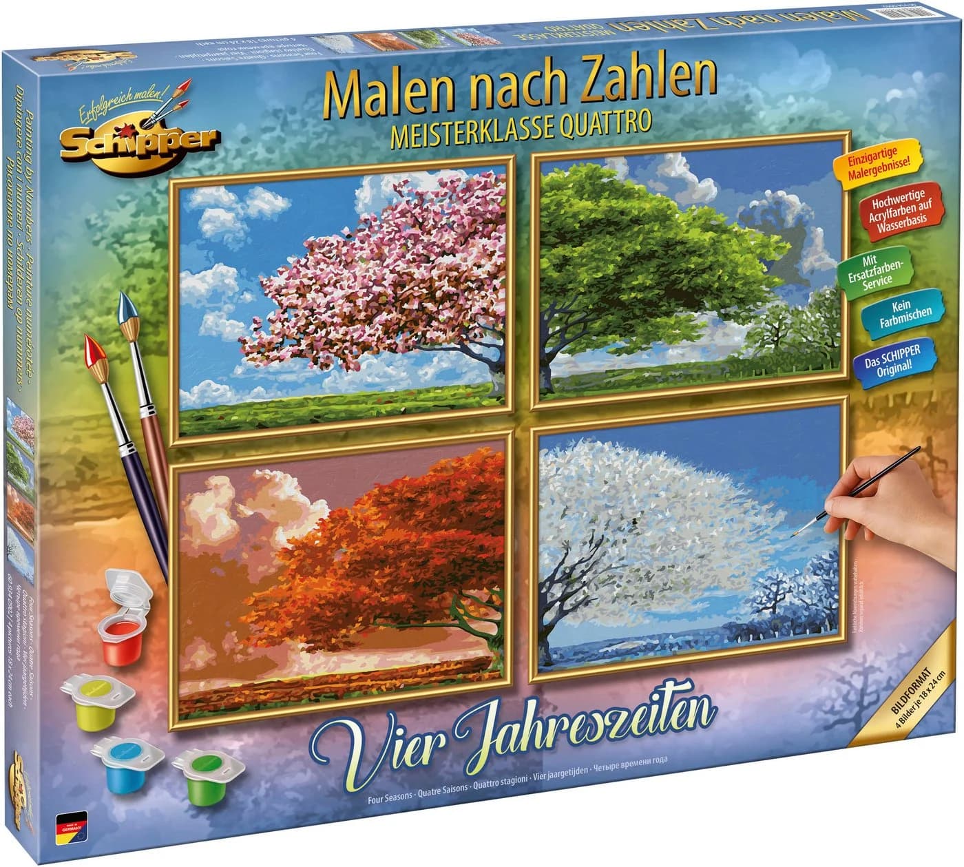 Schipper Malen nach Zahlen Meisterklasse Quattro Vier Jahreszeiten
