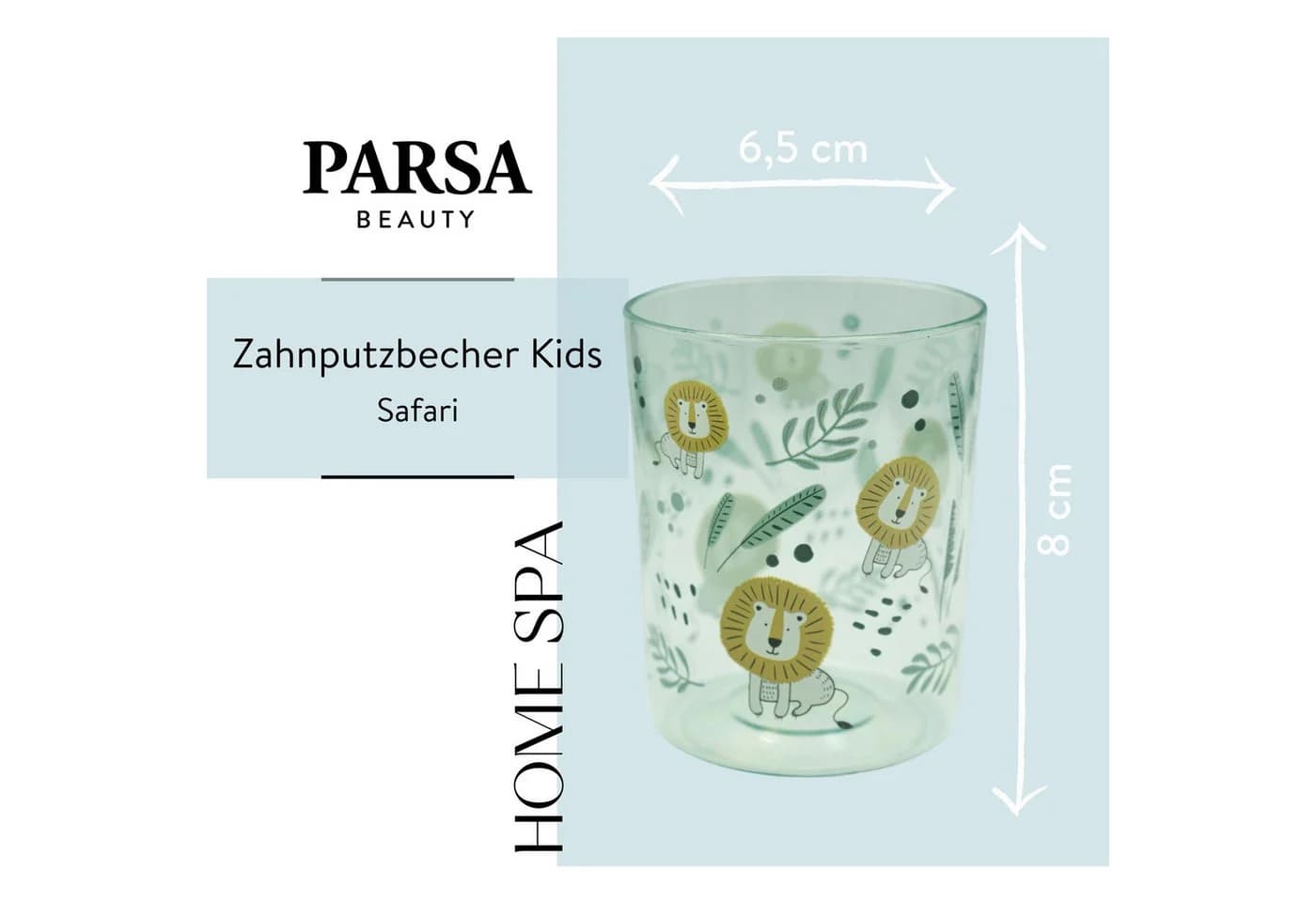 PARSA Beauty KIDS Zahnputzbecher Safari Bunt