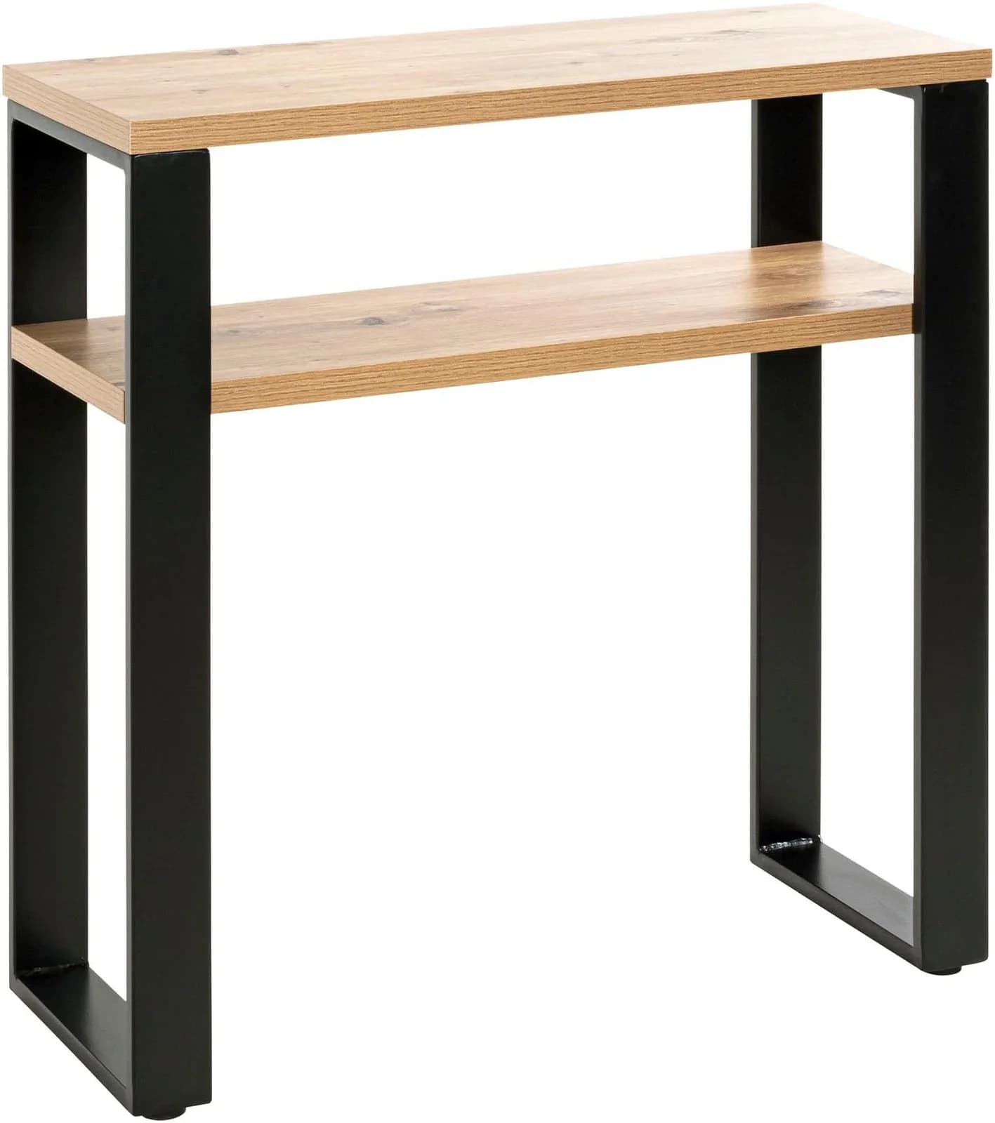 HAKU Konsolentisch Braun MDF Metall 70x28x75 cm