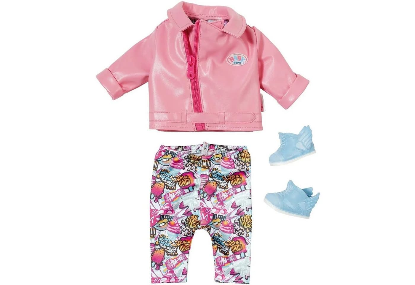 Zapf Creation® BABY born® City Deluxe Scooter Outfit Rosa/Blau