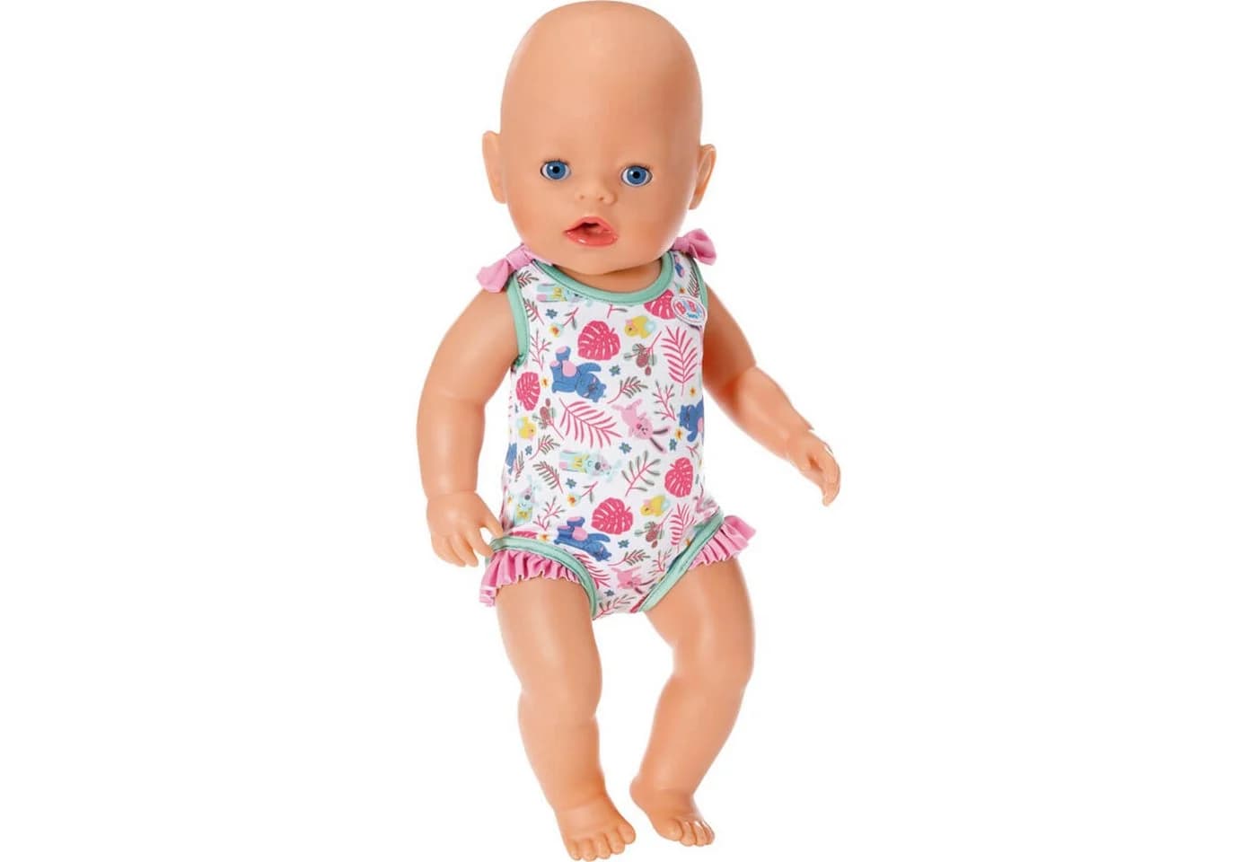 Zapf Creation BABY born Badeanzug 43cm Rosa/Weiß