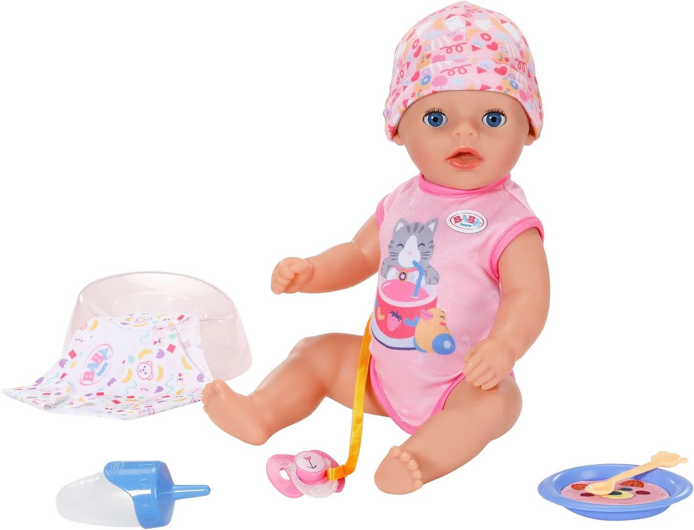 Babypuppe BABY BORN Lena 36cm bunt mit Schlafaugen