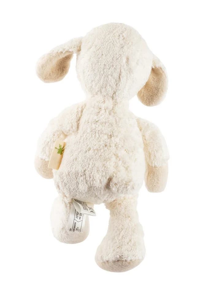 Sigikid Kuscheltier Natural Friends Weiß Baumwolle Schurwolle