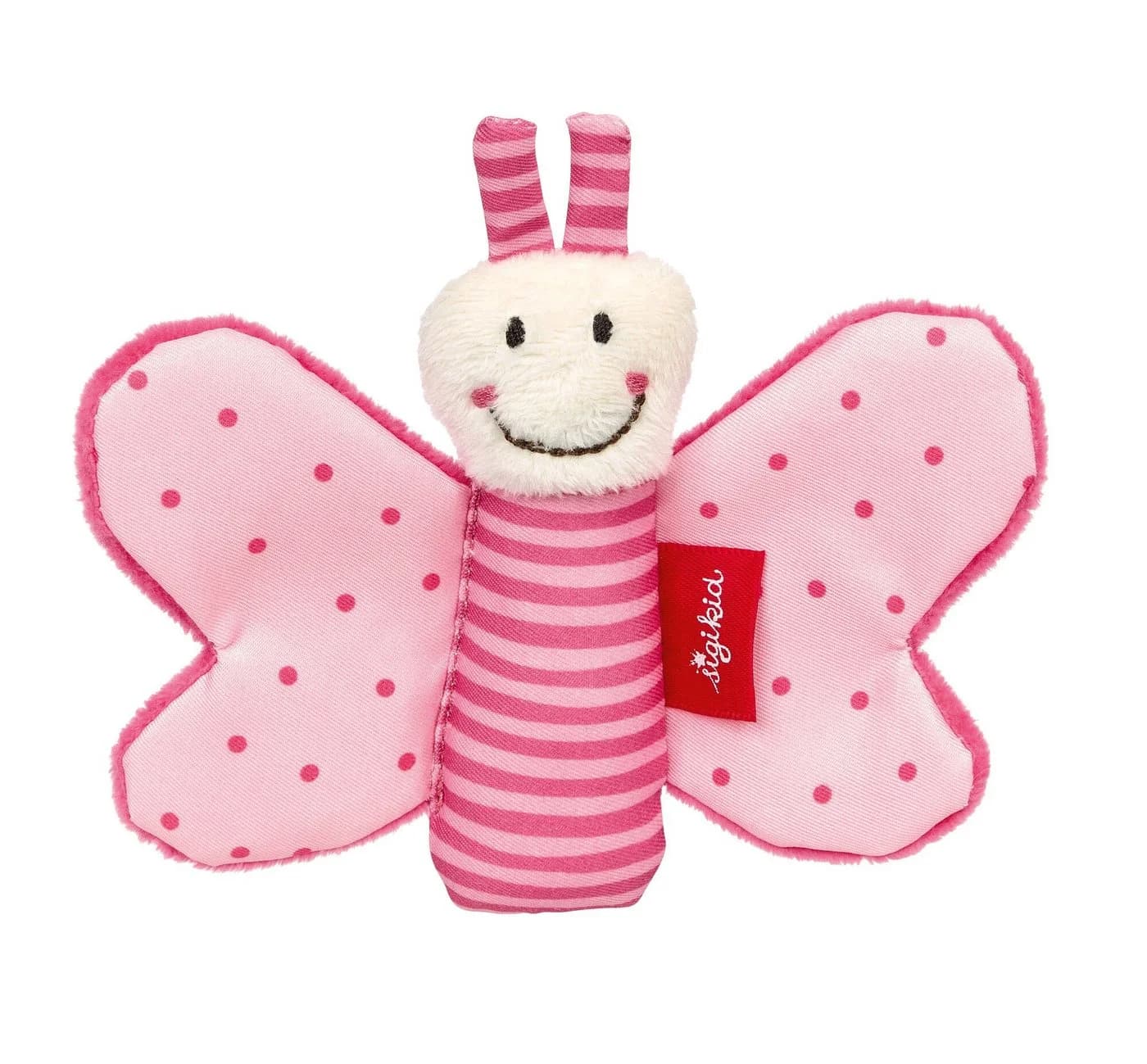 Sigikid Knister-Greifling Schmetterling RedStars Rosa