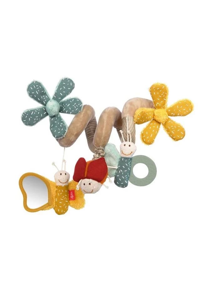 Sigikid Kinderwagenanhänger Babyspielzeug Aktiv-Spirale Schmetterling PlayQ