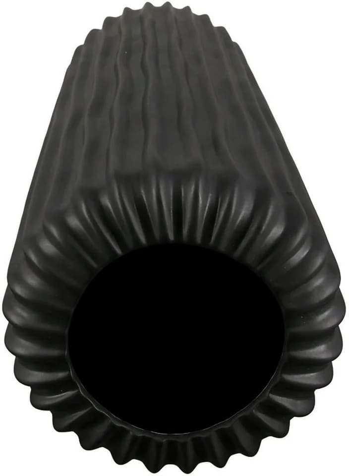 Casablanca by Gilde Bodenvase Fjord schwarz 58 cm