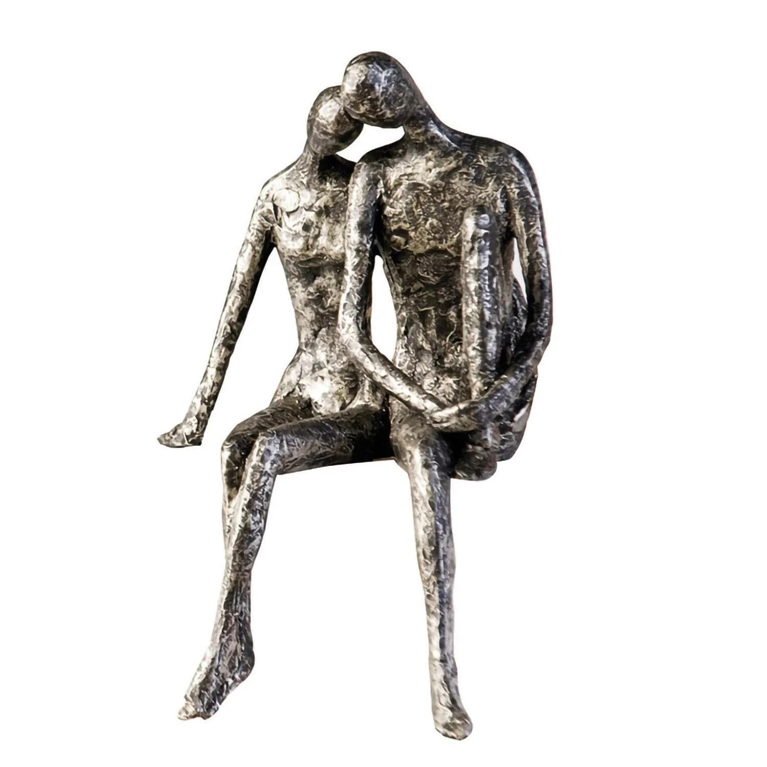 Casablanca by Gilde Skulptur Couple Dekofigur Silber