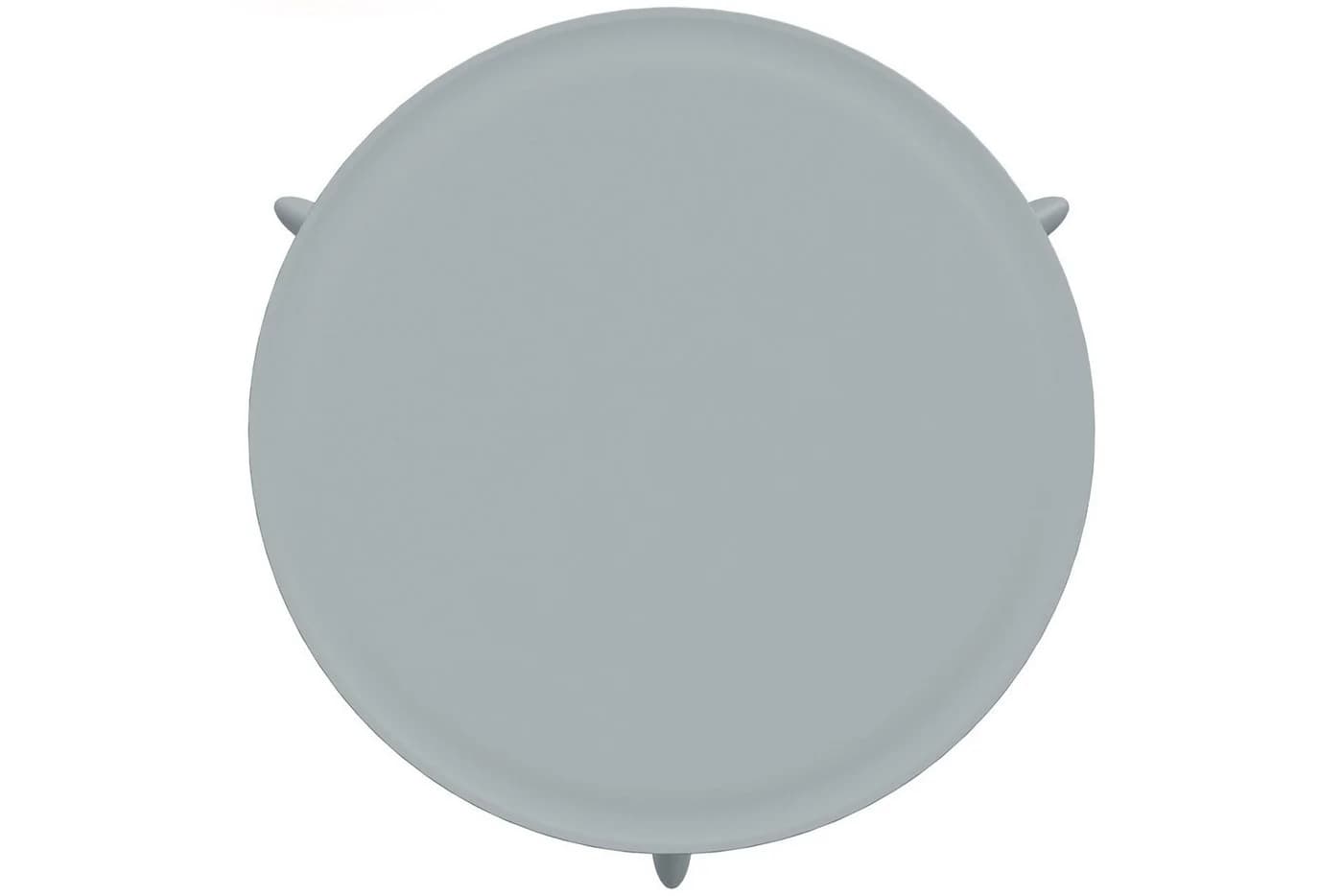 KONSIMO® Gartentisch GALIO Grau Runder Outdoor-Tisch