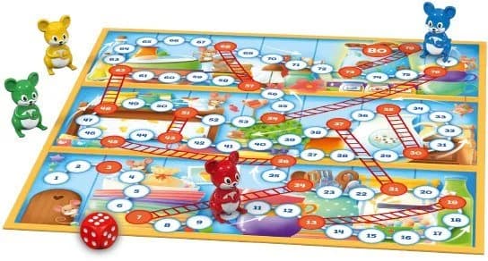 Schmidt Spiele Das große Leiterspiel Bunt Gesellschaftsspiel