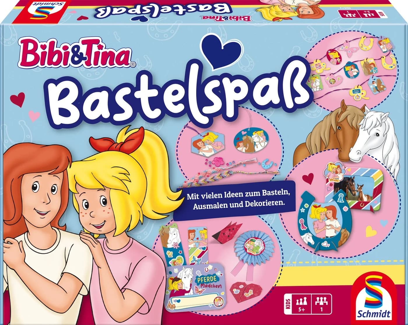 Schmidt Spiele Kreativset Bibi & Tina, Bastelspaß Bunt