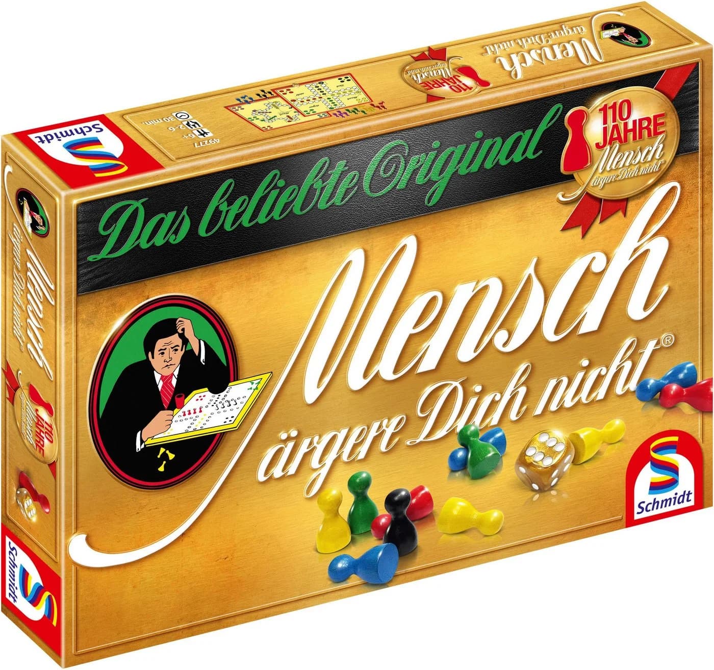Schmidt Spiele Gold Mensch ärgere Dich nicht 110 Jahre Edition