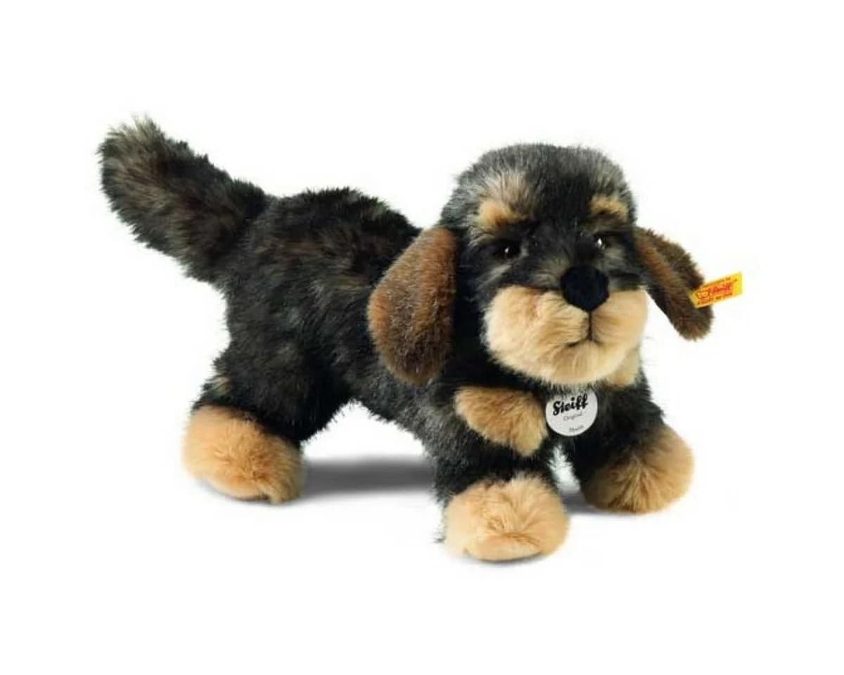Steiff Moritz Rauhaardackel 30 cm Dunkelgrau