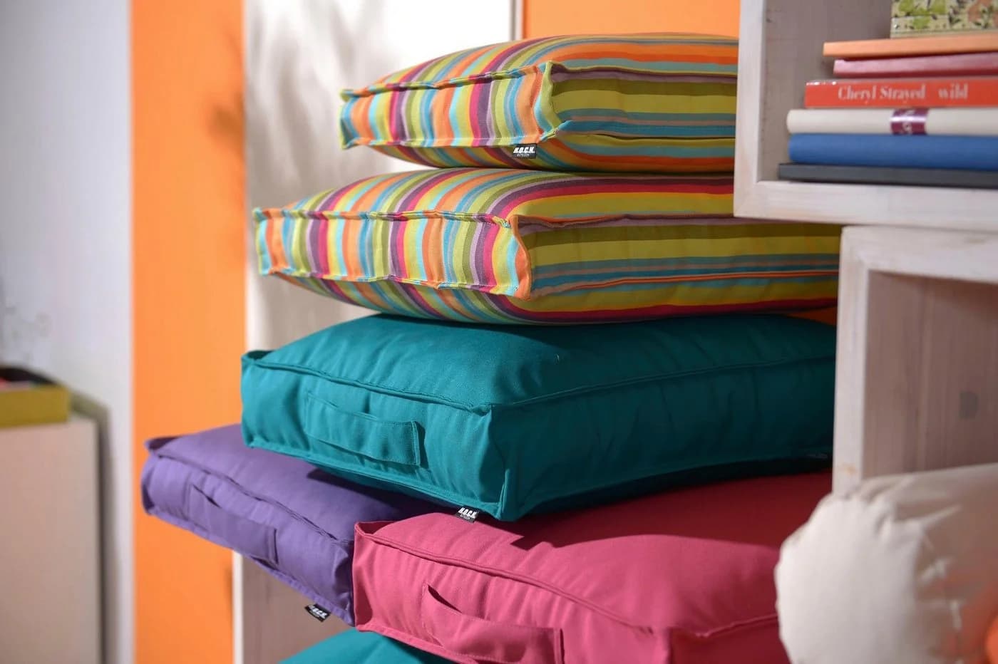HOCK Sitzkissen Yucatan Bunt Streifen