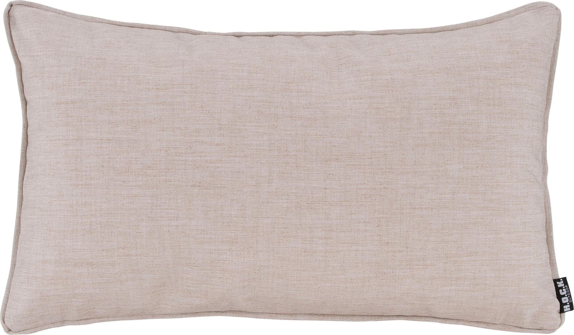 H.O.C.K. Dekokissen Lino Beige Outdoor Kissen mit Füllung