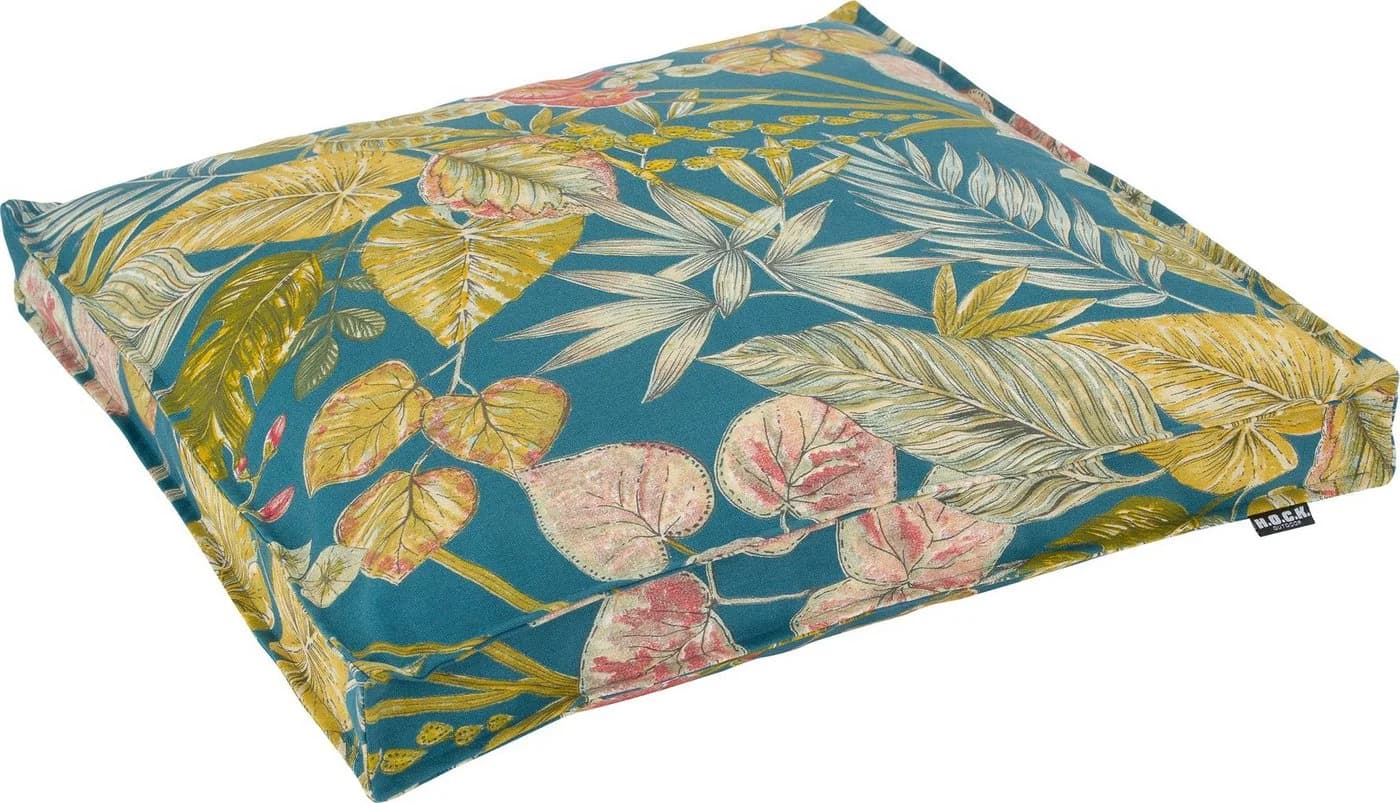 HOCK Sitzkissen Eliza-Bouquet Outdoor Blau Geblümt