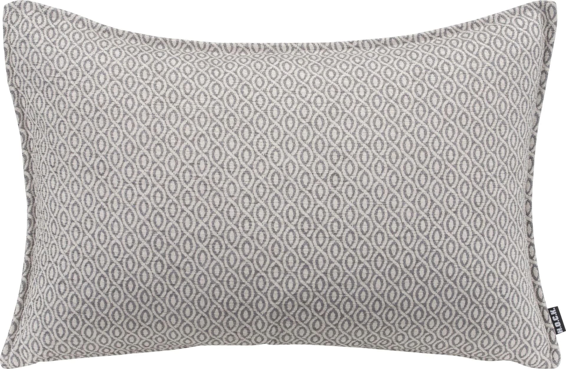 Dekokissen H.O.C.K. Ivy Grau Polyester Gemustert