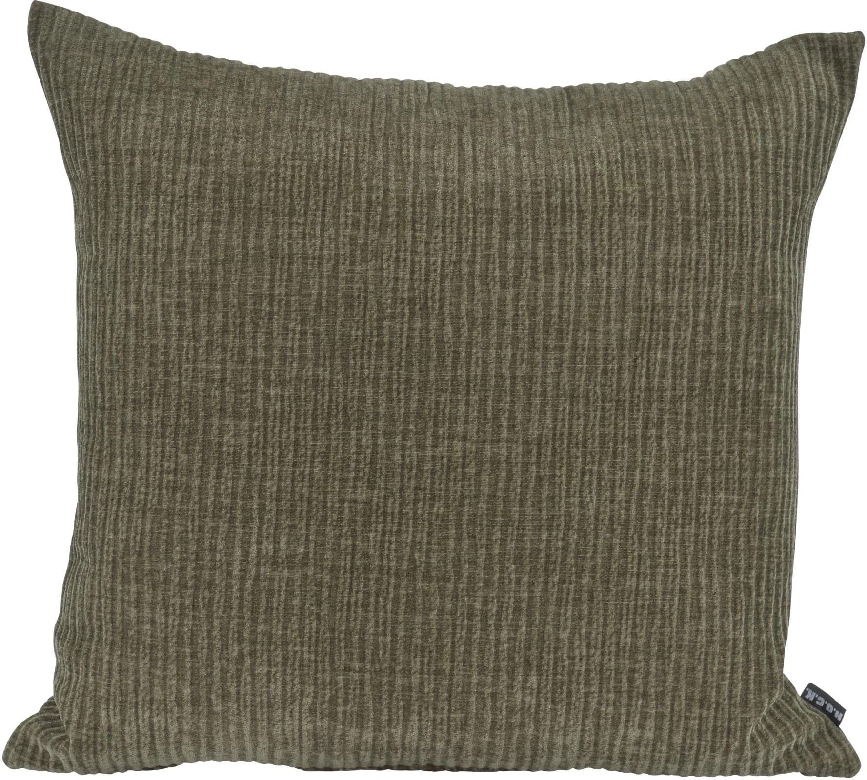 Dekokissen H.O.C.K. Jonny Olivgrün 45x45cm Polyester