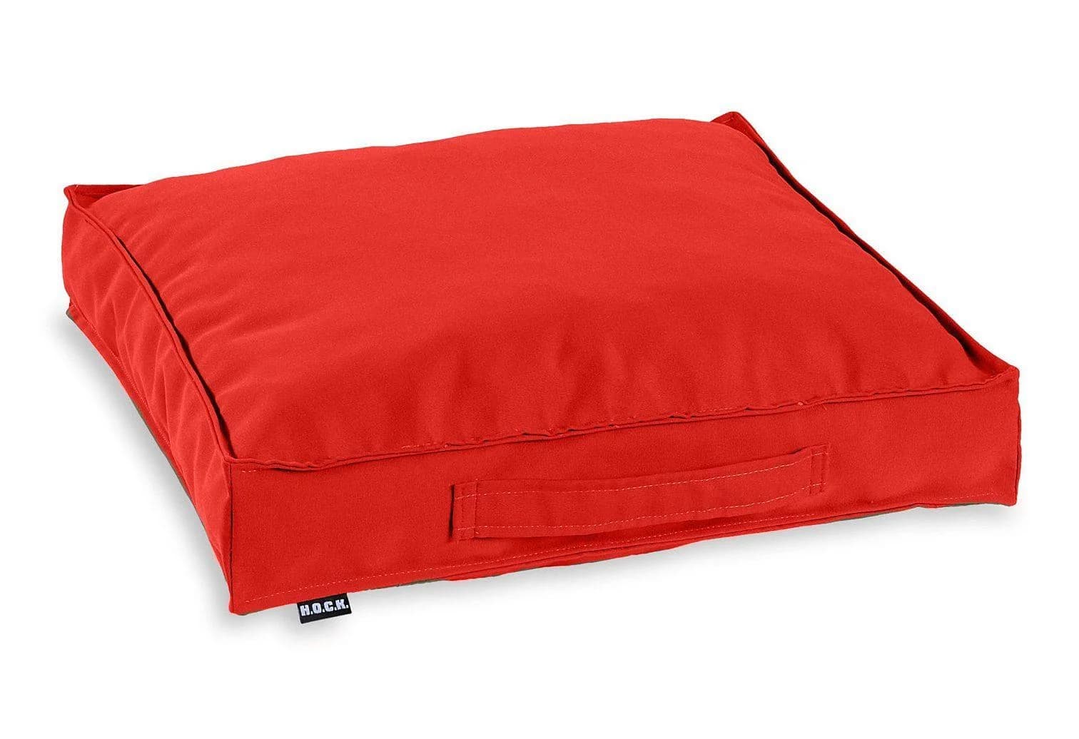 H.O.C.K. Sitzkissen Classic Uni Rot 50x50 cm Polyacryl