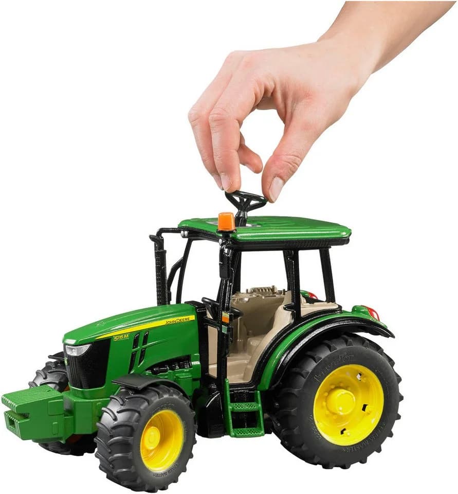 Bruder Spielzeug-Traktor John Deere 5115M 1:16 Grün/Gelb