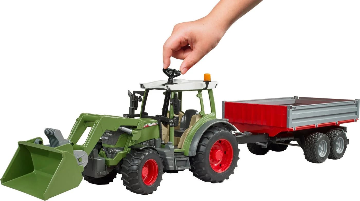 Bruder Spielzeug-Traktor Fendt Vario 211 mit Frontlader