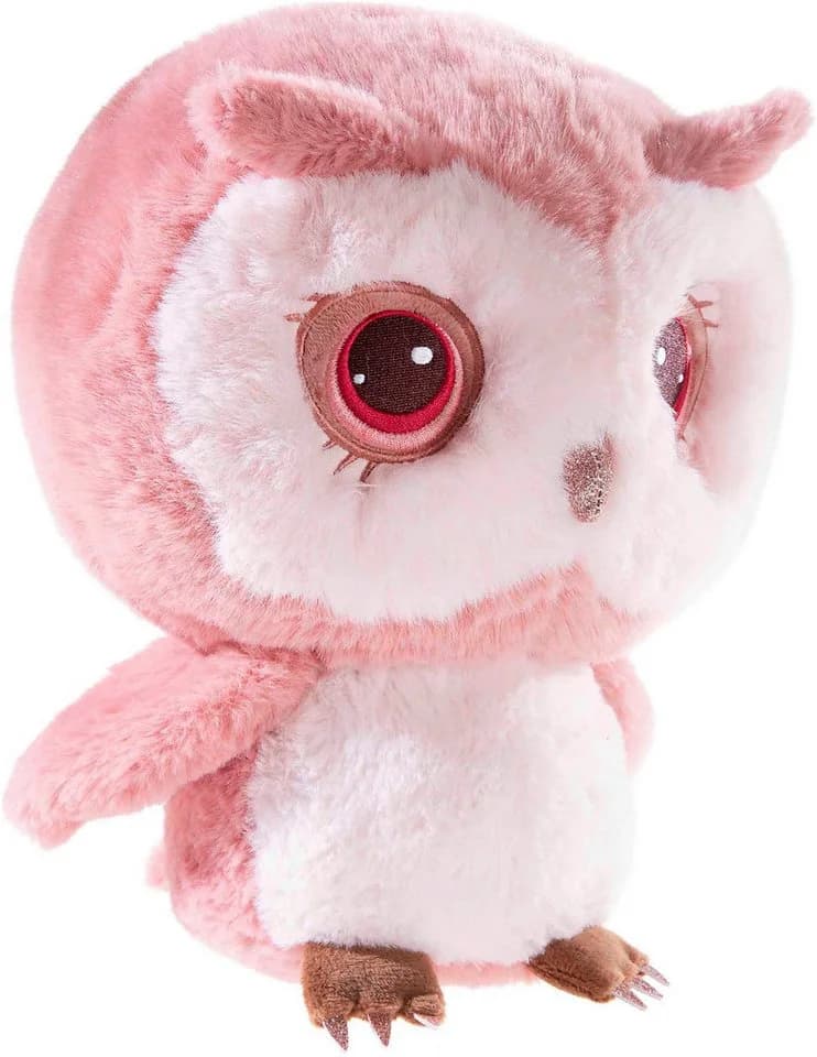 Heunec® Kuscheltier Eule Erdbeerrosa Plüsch 27 cm