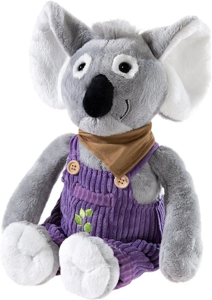 Heunec® Kuscheltier Latzhosen-Gang Koala Emily Eukalyptus Lila