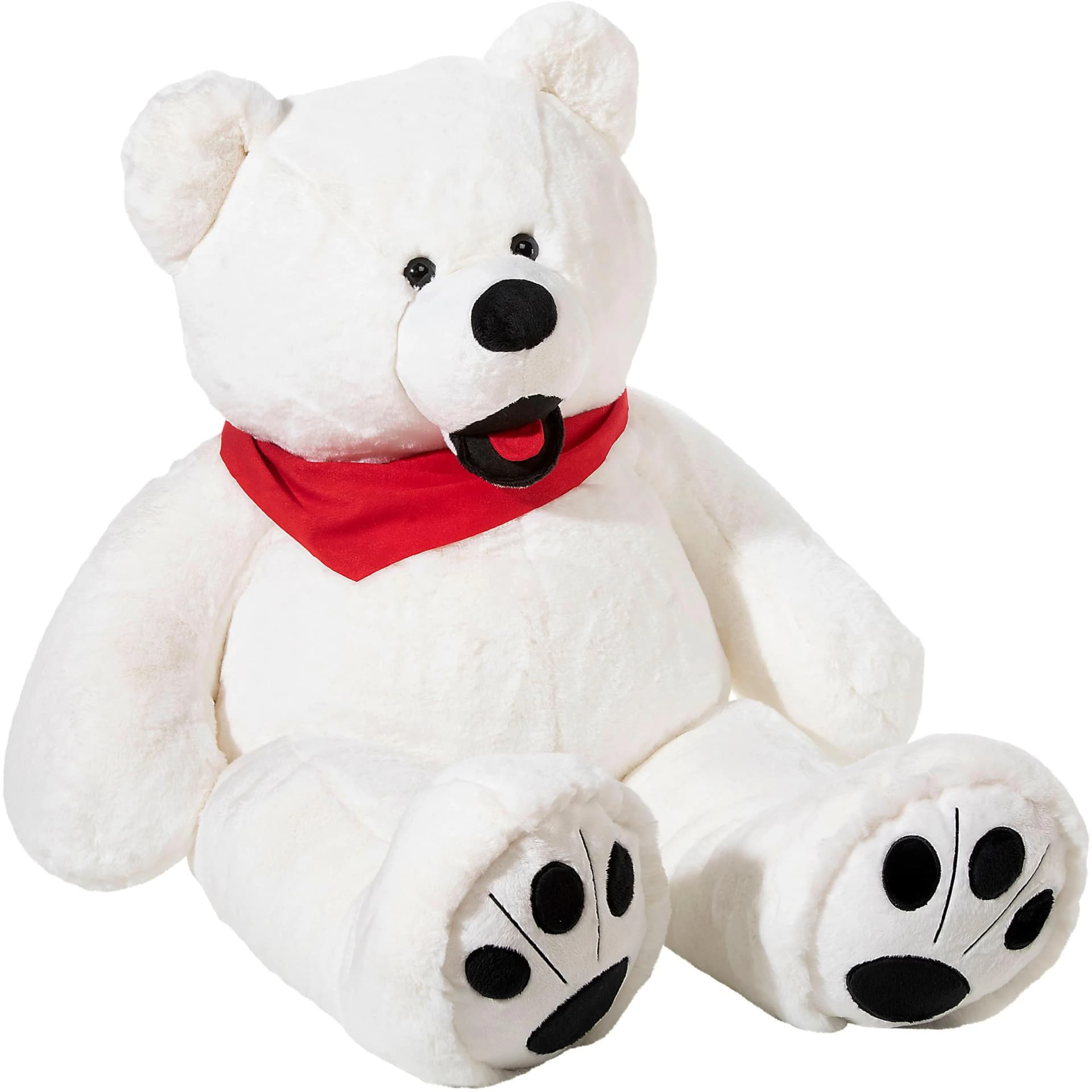 HEUNEC Kuscheltier Eisbär KUMA 140 cm weiß bestickbar