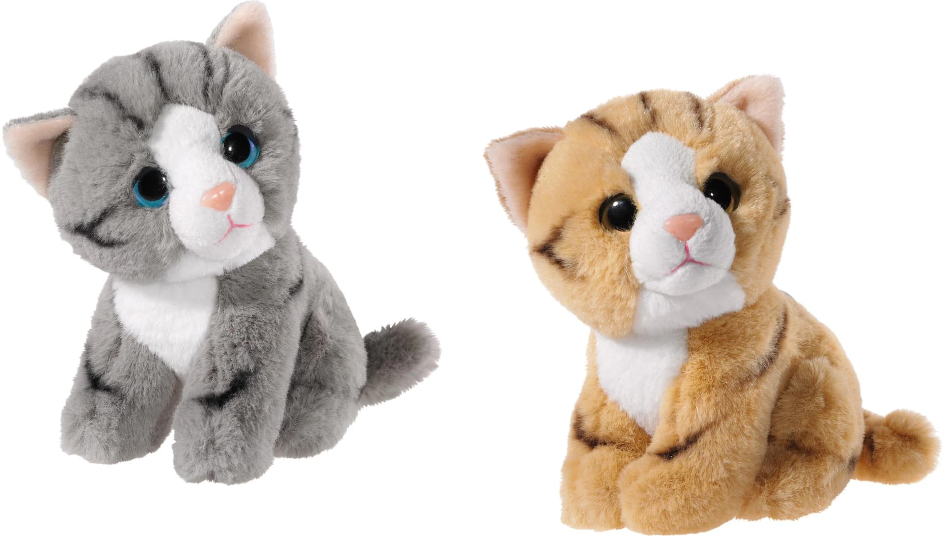 HEUNEC Mini Mi Katzen Set 2-tlg. Plüsch grau/braun