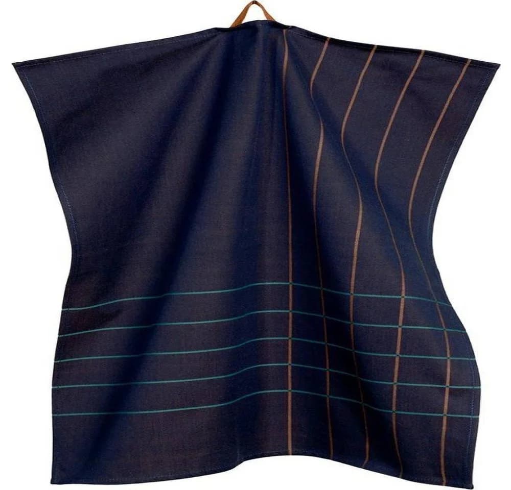 sander table + home Geschirrtuch Malte Nightshadow Blue Jacquard