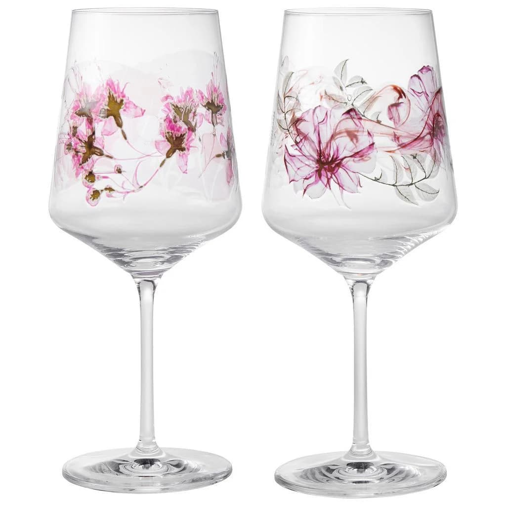 Ritzenhoff Spritzerglas Sommersonett Grün-Rosa 2-teilig