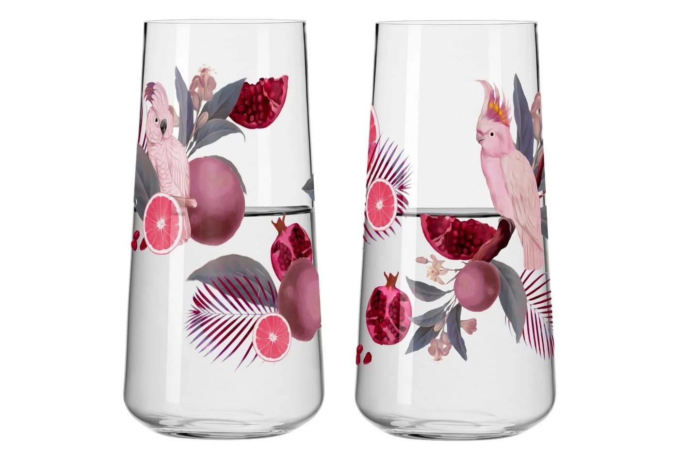 Ritzenhoff Gläser-Set Sommersonett mit Kakadu-Motiv
