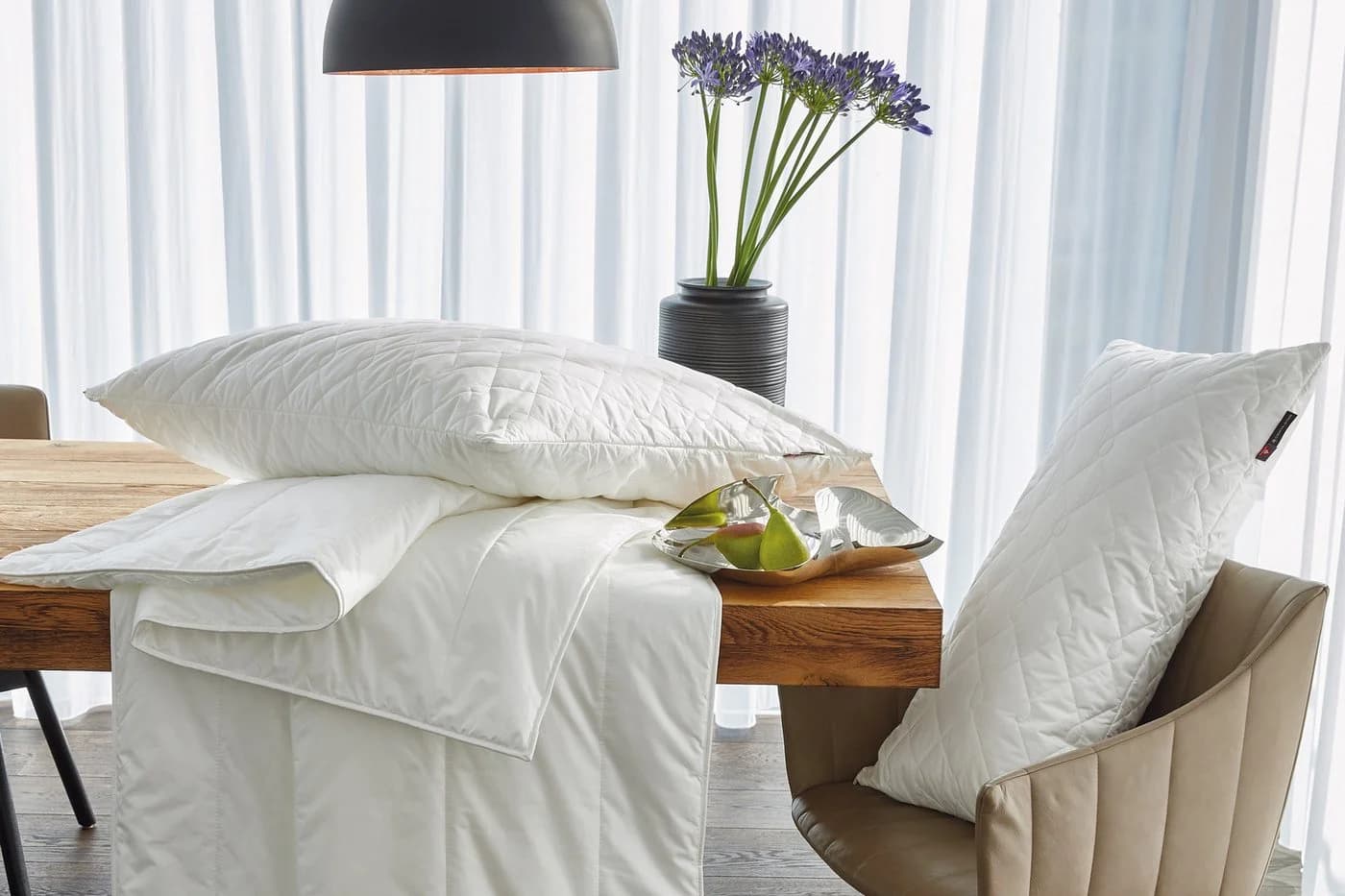 Centa-Star Microfaserkissen Royal variabel Weiß Polyester Füllung